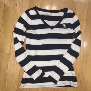 Girls striped Abercrombie shirt